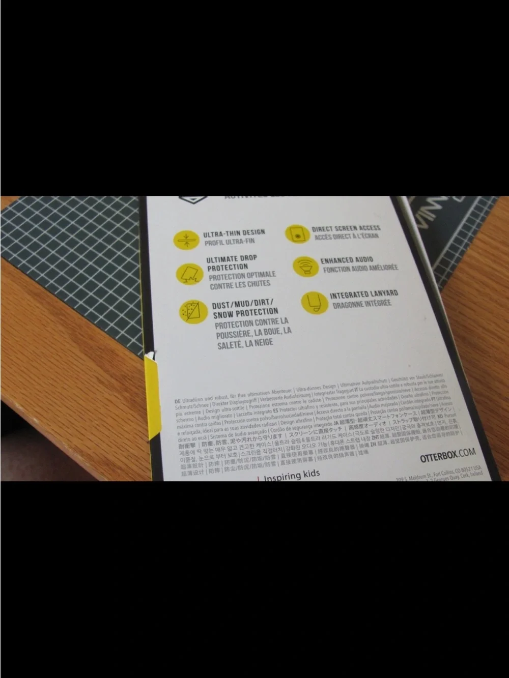 Otterbox pursuit for iphone 7plus new -black